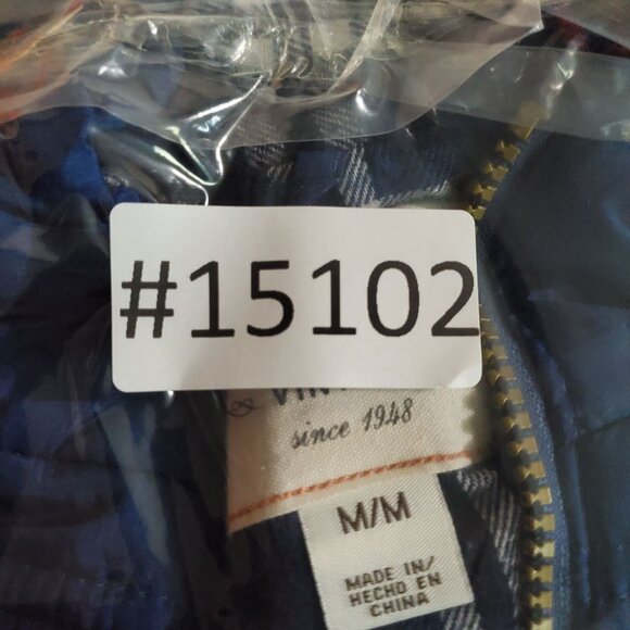 Weatherproof Jacket Mens Medium Blue Reversible Zip Puffer Vest Gorpcore - Picture 8 of 8